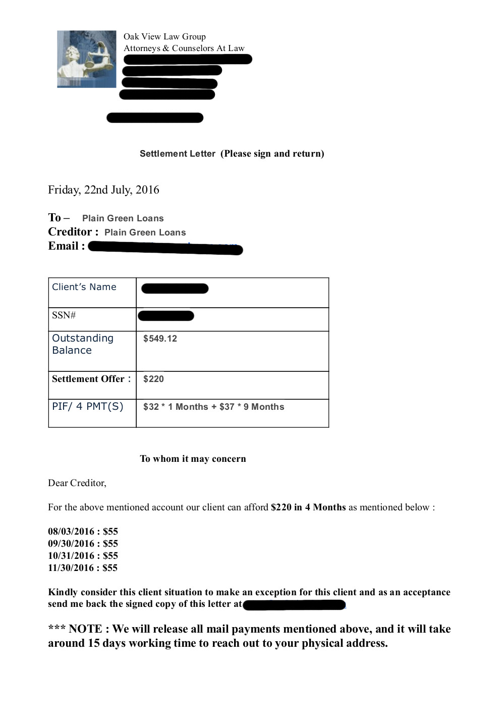 Client EE from WY saved $498