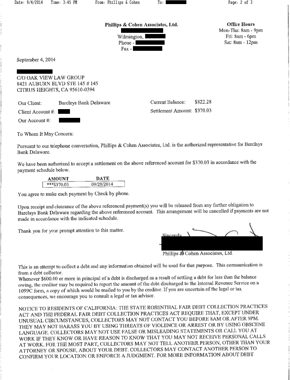 Client EP1 from OR saved $8,655