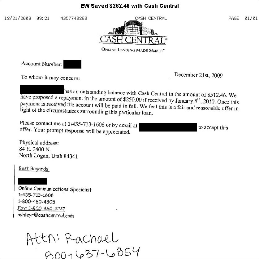 Client EW1 from TX saved $1,720