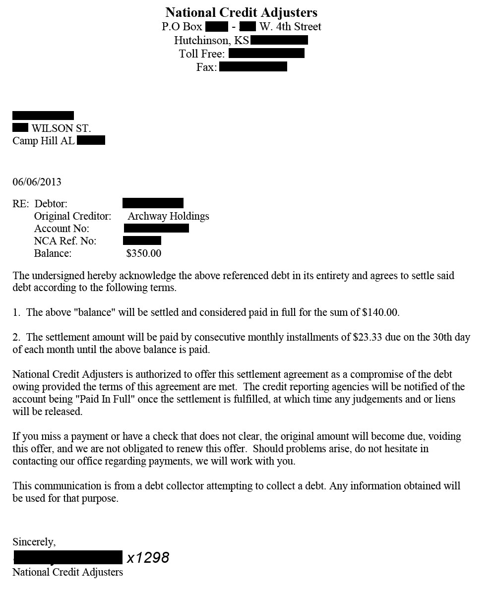 Client FA from AL saved $1,959