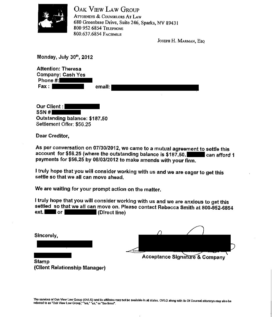 Client FB from MD saved $2,182
