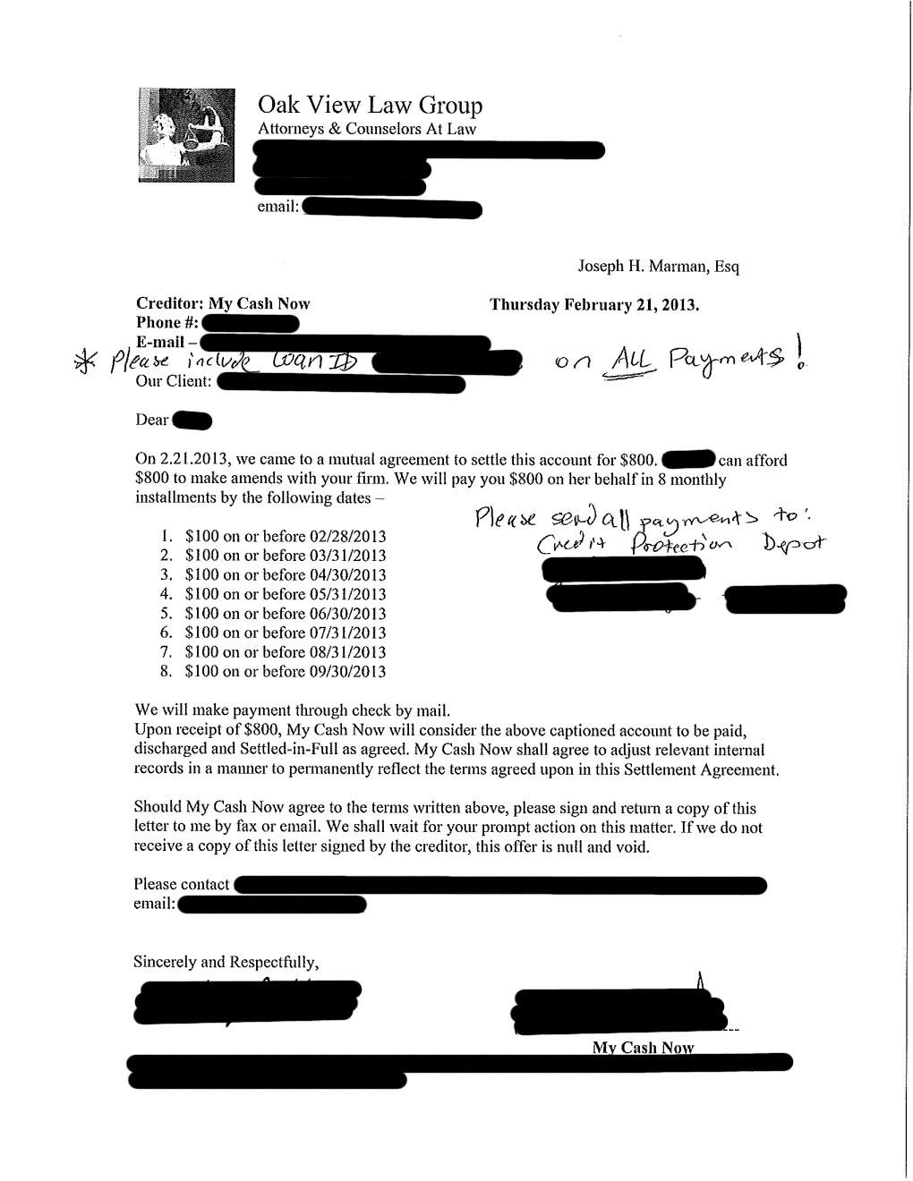 Client FK from MS saved $6,876