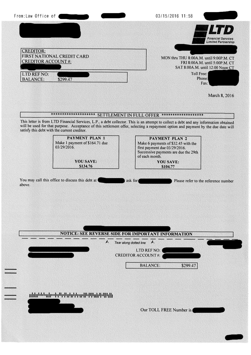 Client GJ1 from VA saved $472