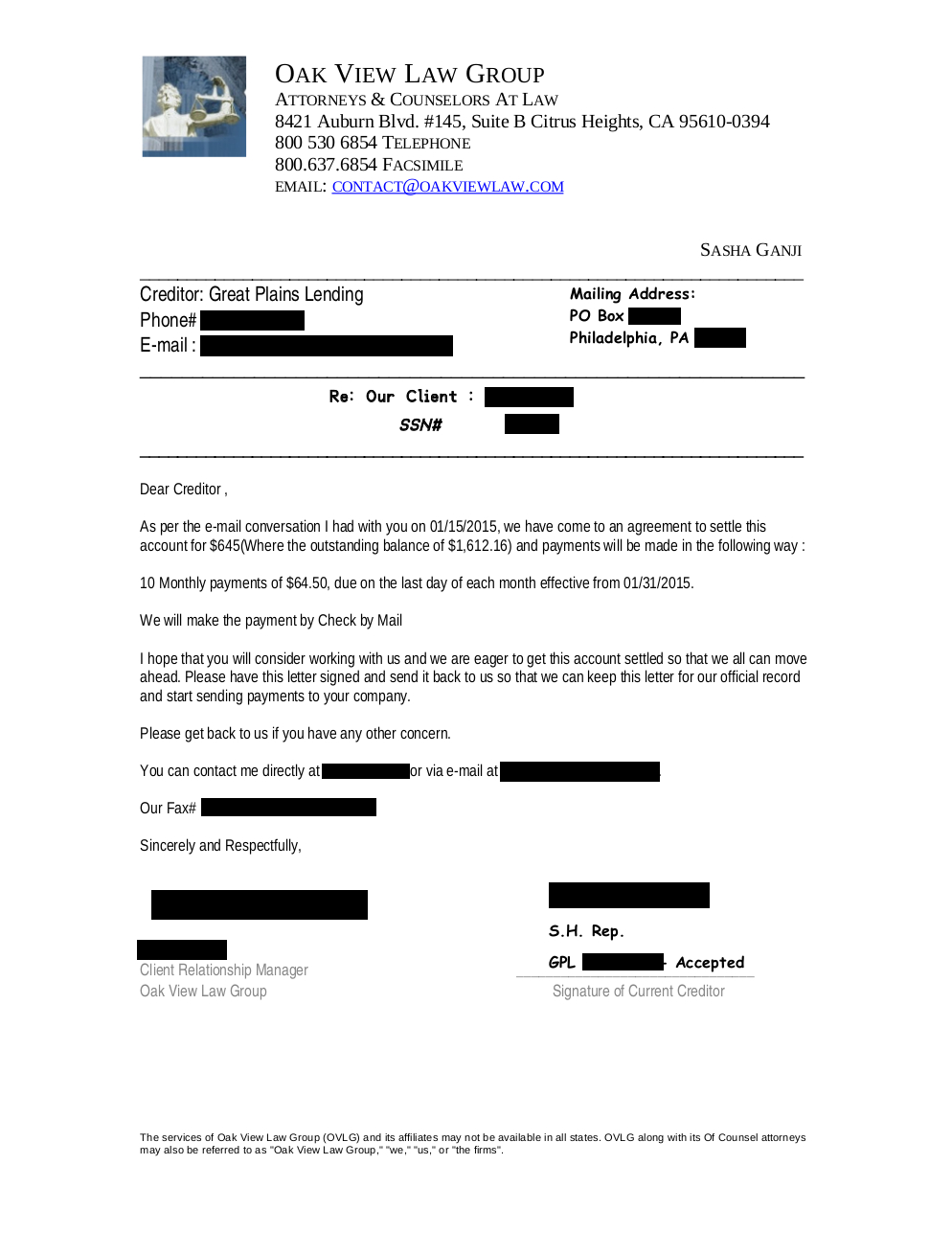 Client IB from KS saved $16,077