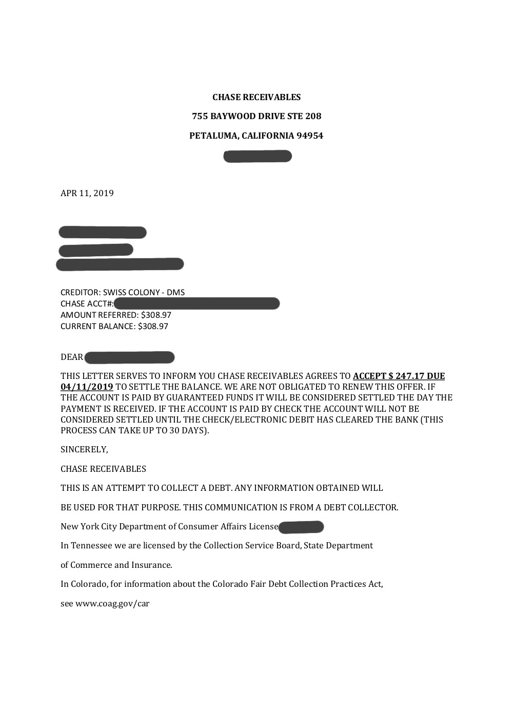 Client JK1 from WA saved $3,042
