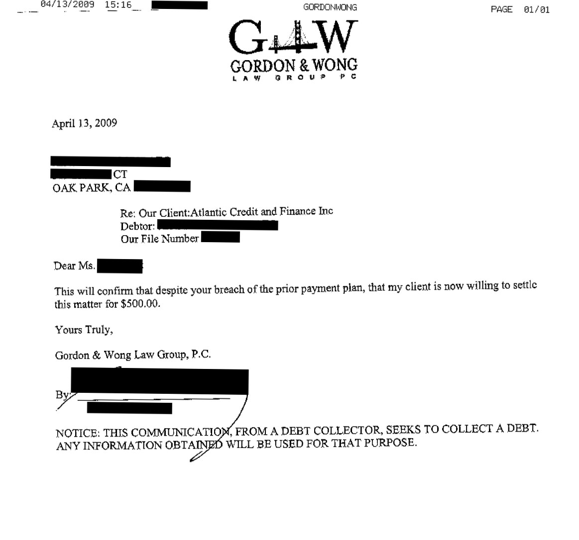 Client JS from CA saved $2,012