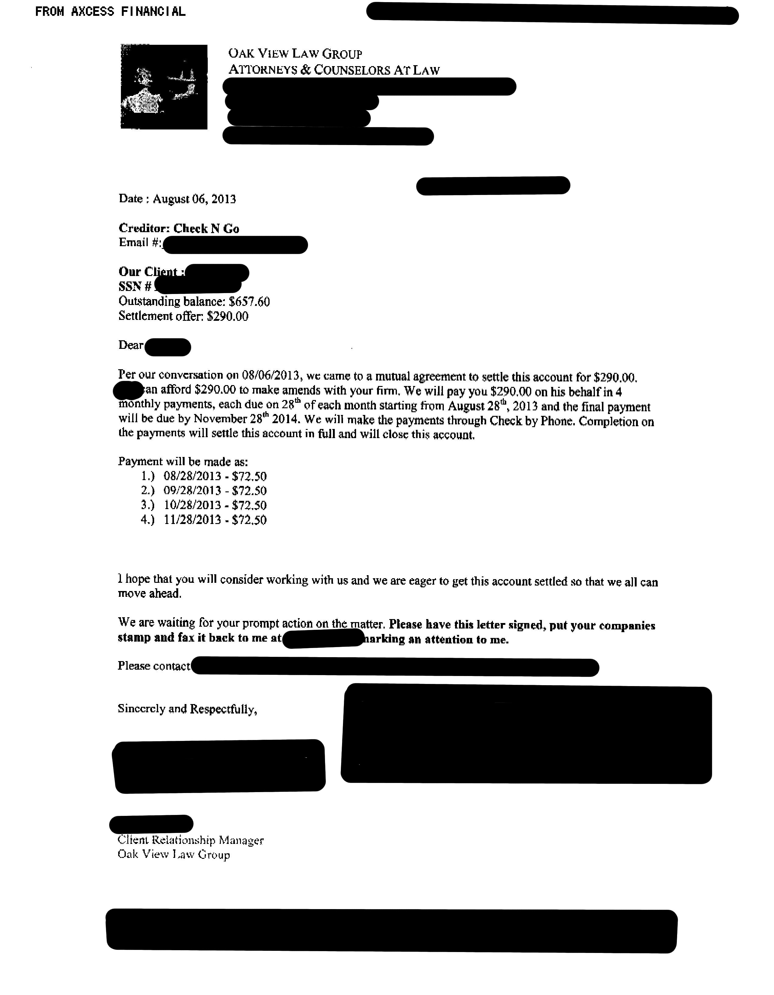 Client JS1 from TX saved $4,170