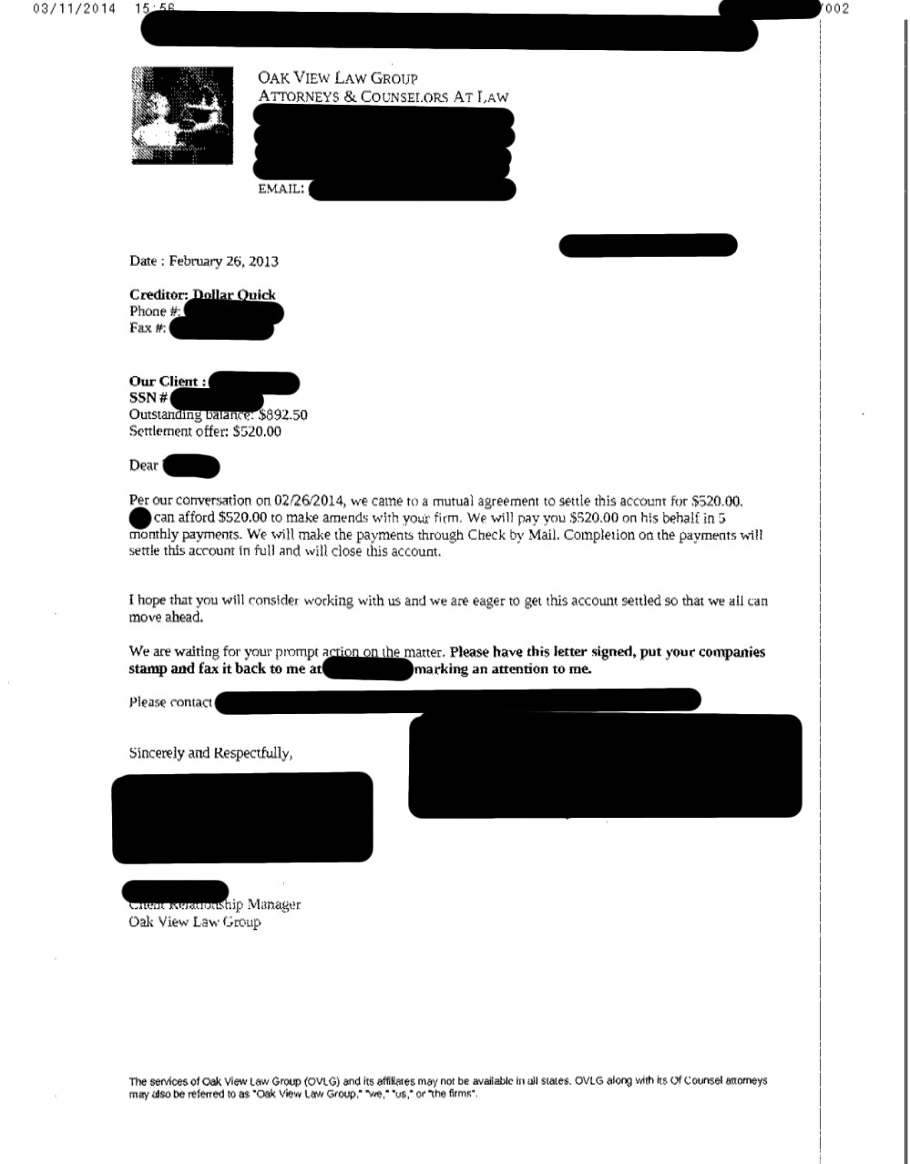 Client JS1 from TX saved $4,170