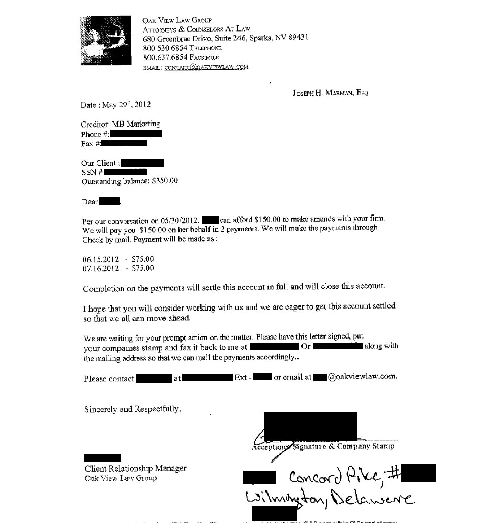Client JV from LA saved $873