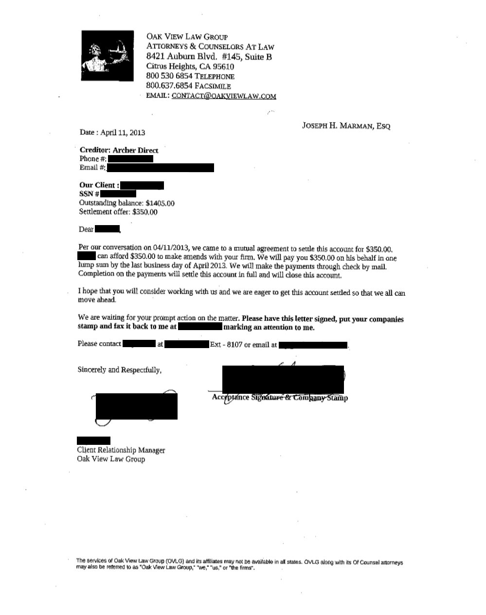 Client KE from IL saved $5,201
