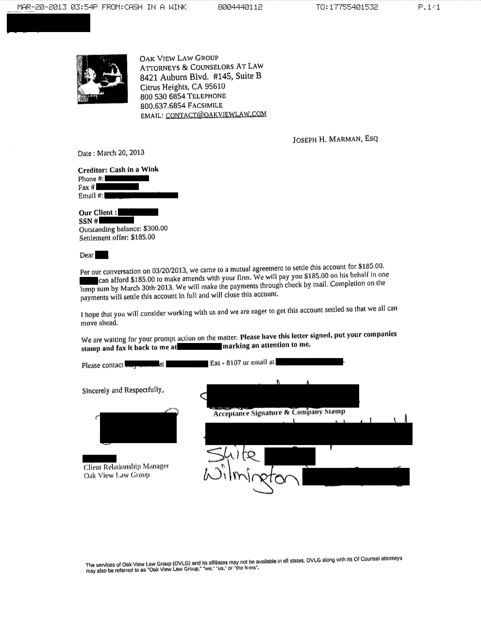 Client KE from IL saved $5,201