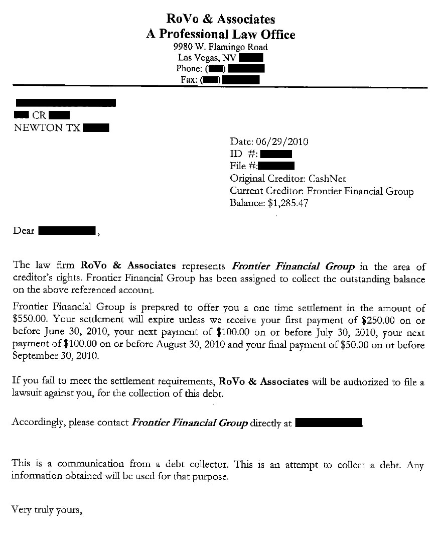Client KF from TX saved $907