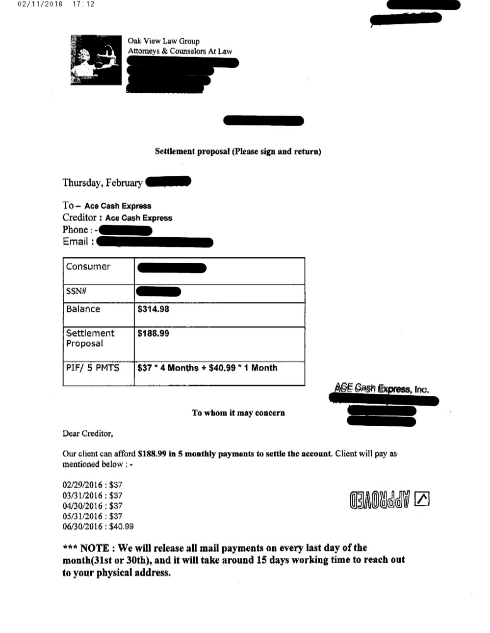 Client KM1 from CA saved $16,662