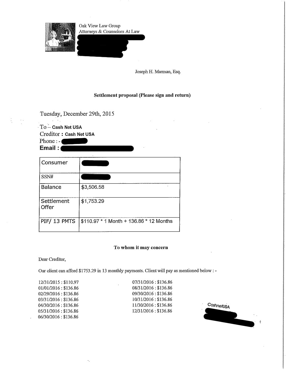 Client KM1 from CA saved $16,662