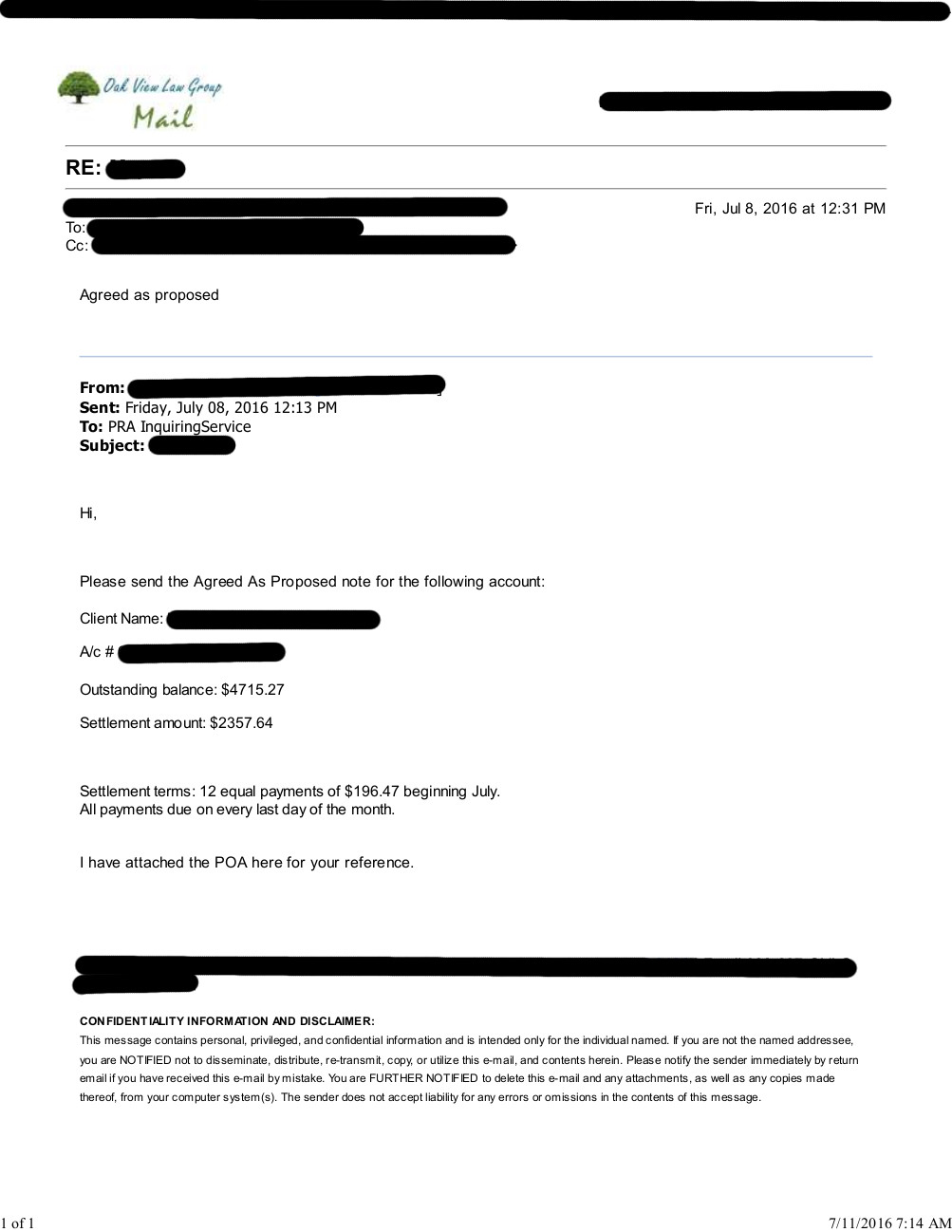 Client KM1 from CA saved $16,662