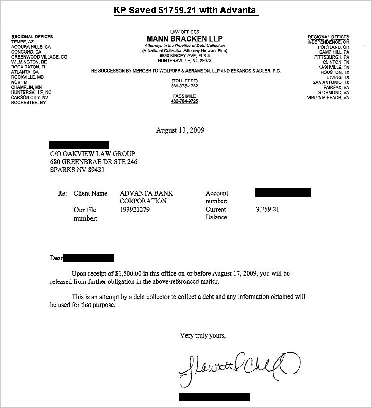 Client KP from NV saved $30,067