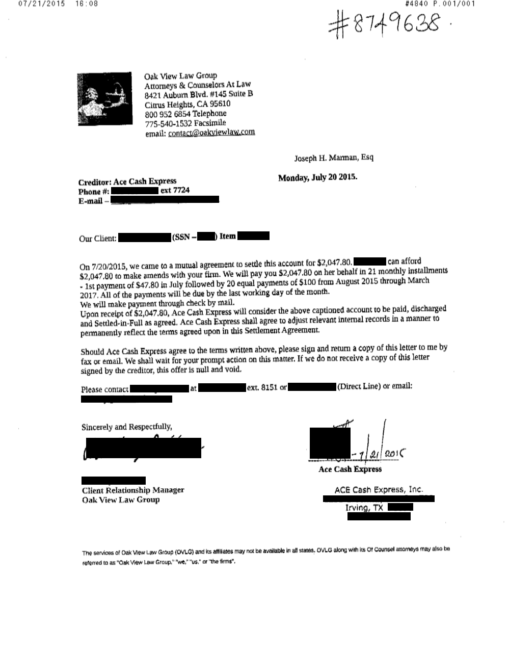 Client KP4 from TX saved $4,119