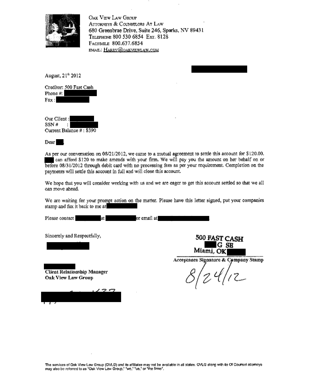 Client KW1 from OH saved $2,342