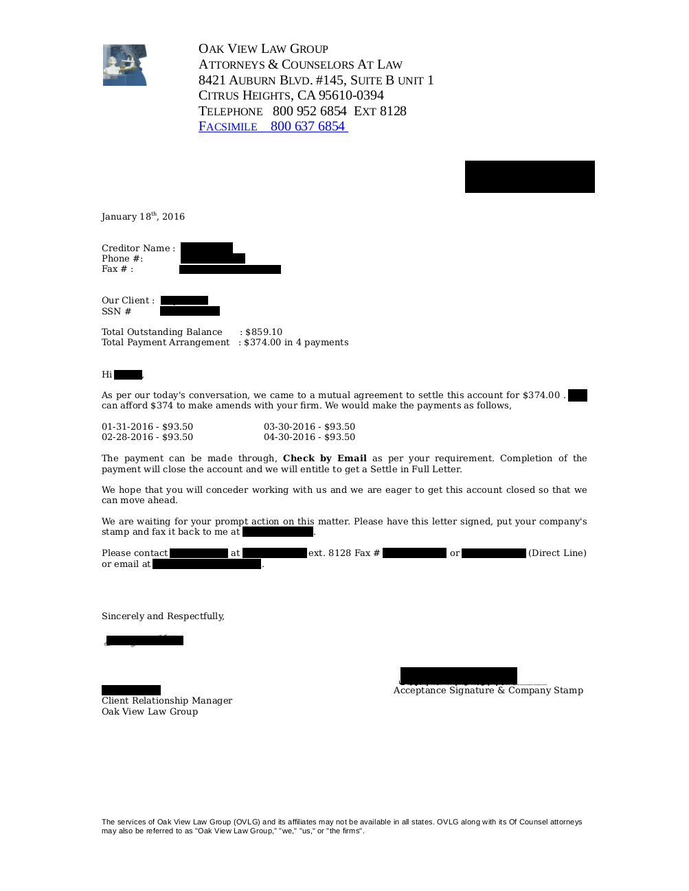 Client KW1 from OH saved $2,342