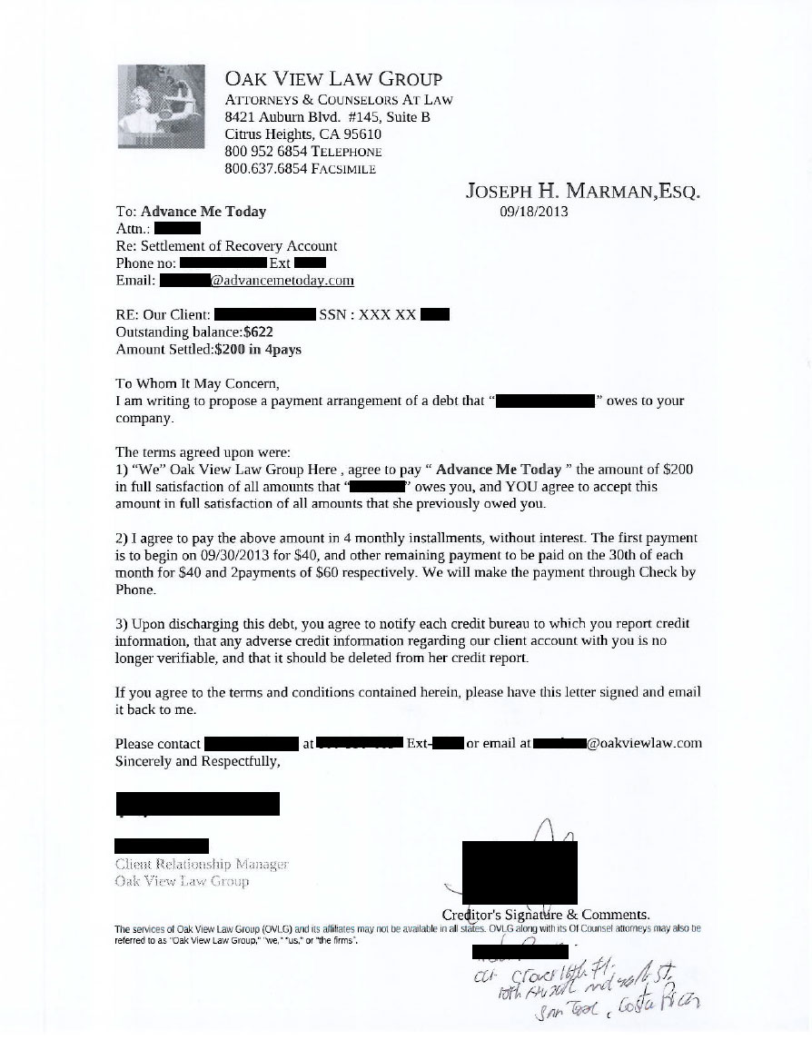 Client LB from NC saved $2,038