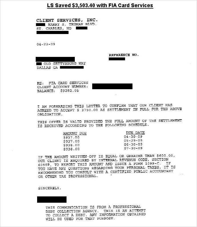 Client LDS from GA saved $19,283