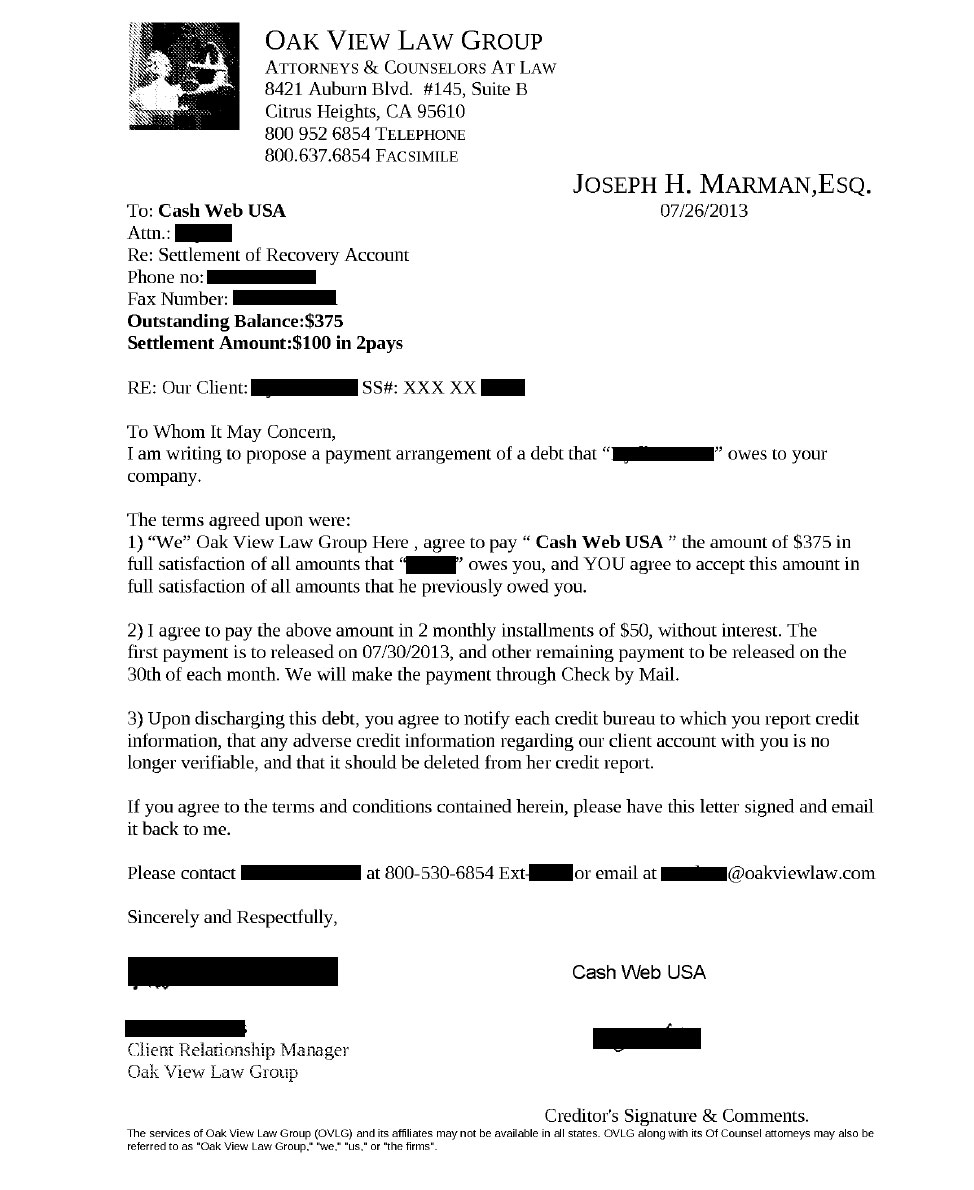 Client LP from IL saved $13,822