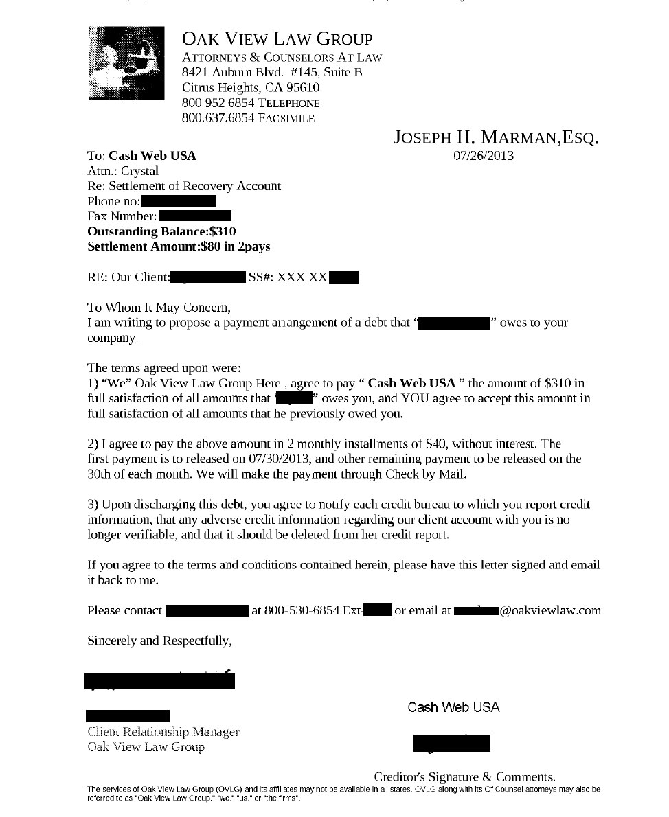 Client LP from IL saved $13,822