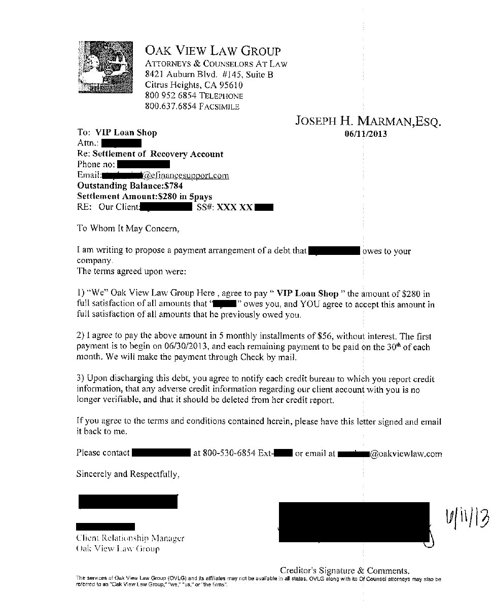 Client LP from IL saved $13,822