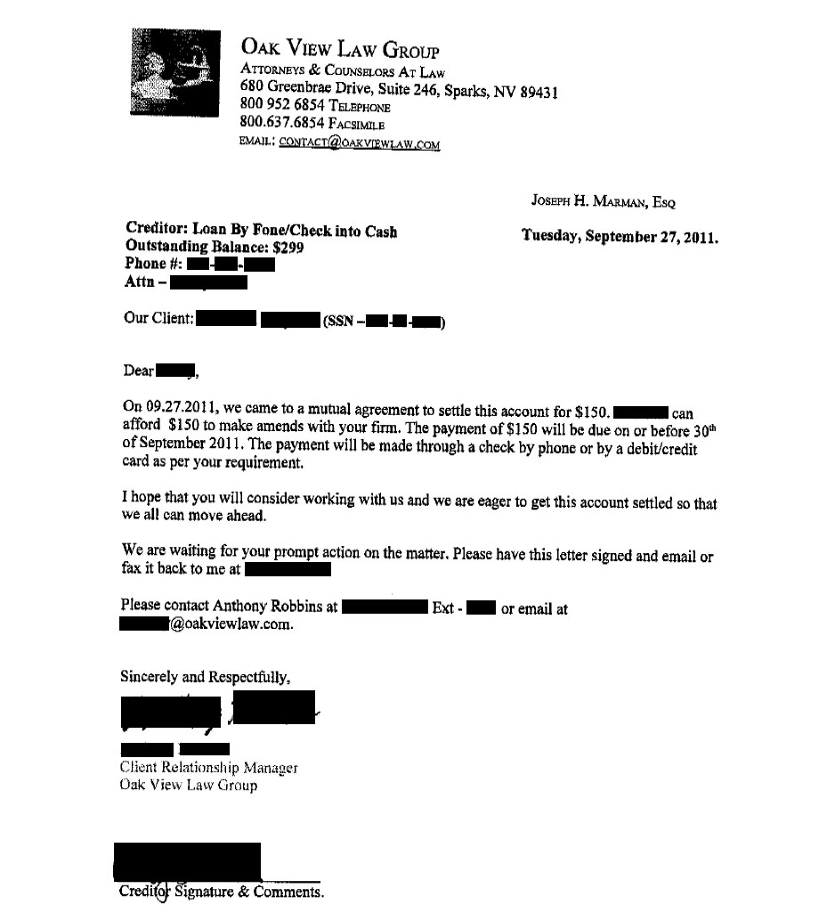 Client LR2 saved $835