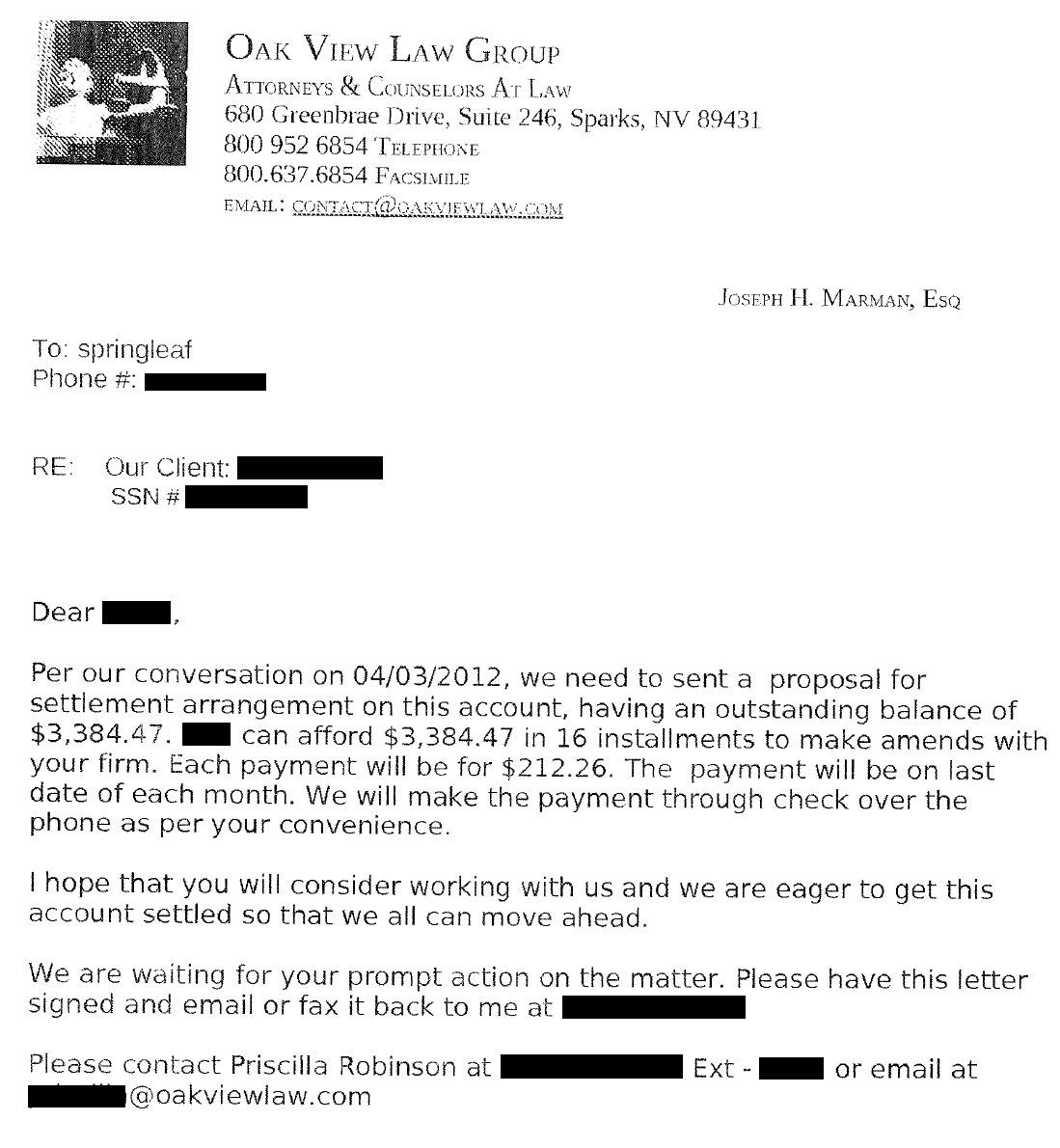 Client LT from IL saved $7,149