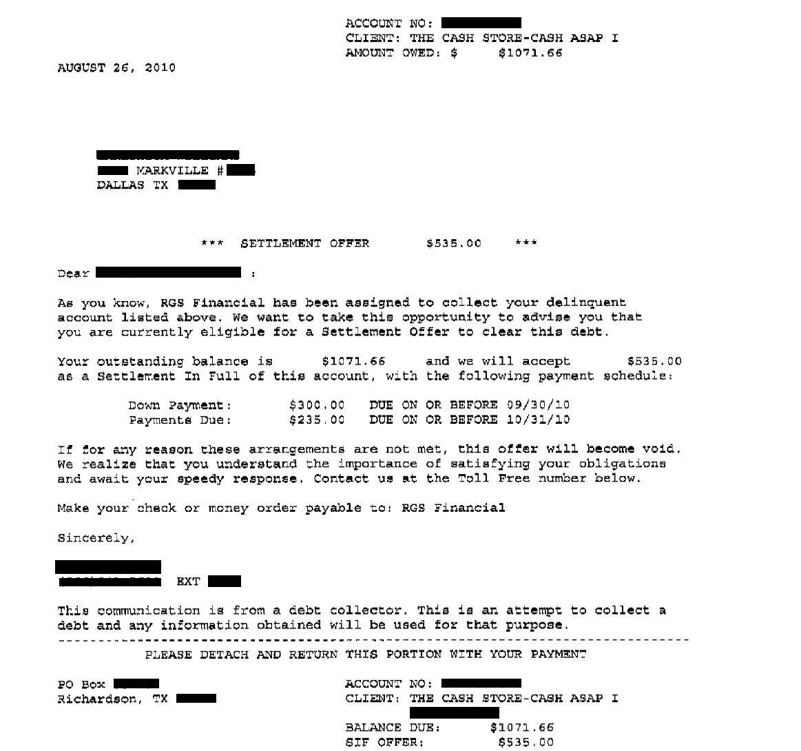 Client LW saved $3,930