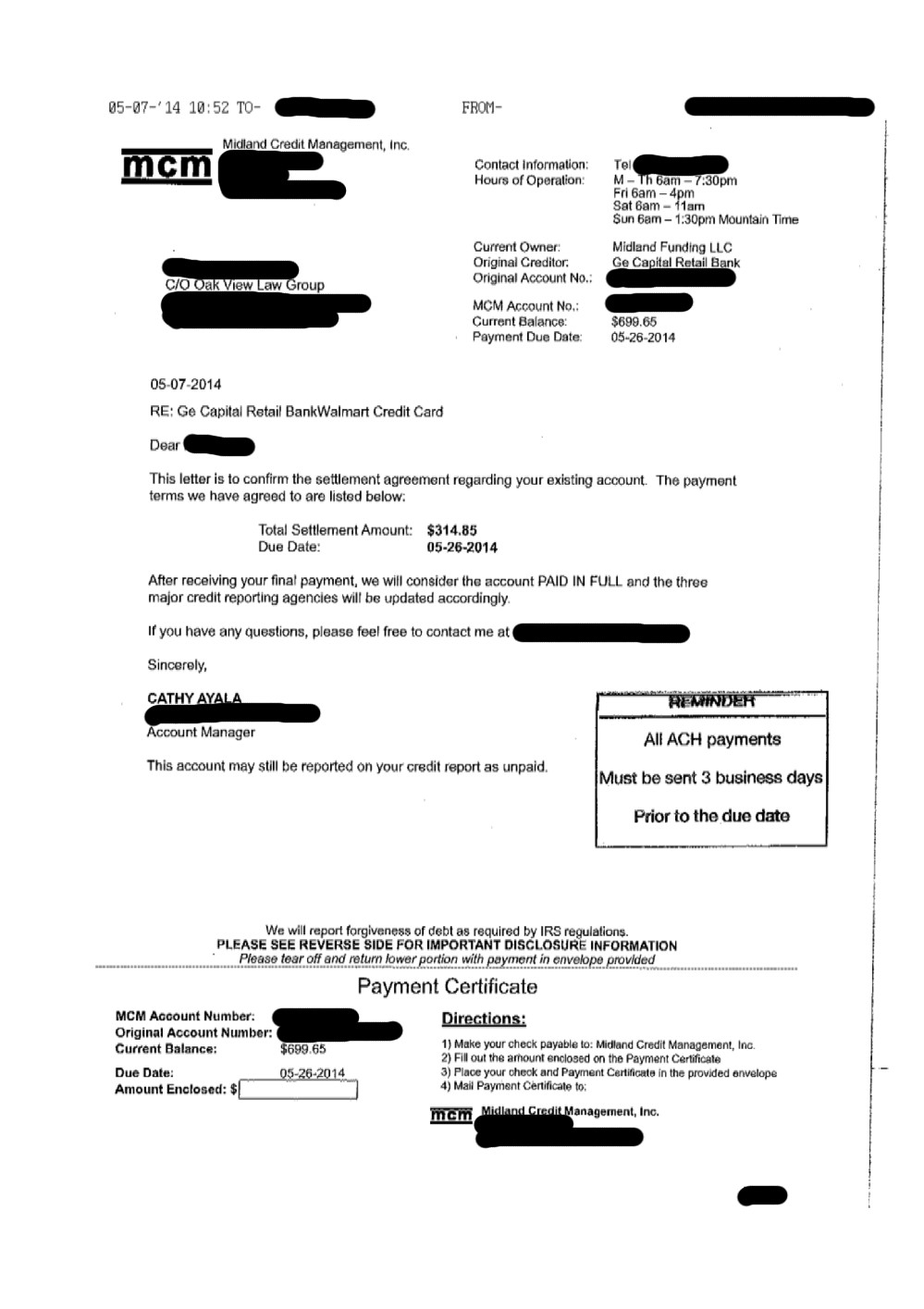 Client MD1 from IL saved $3,486