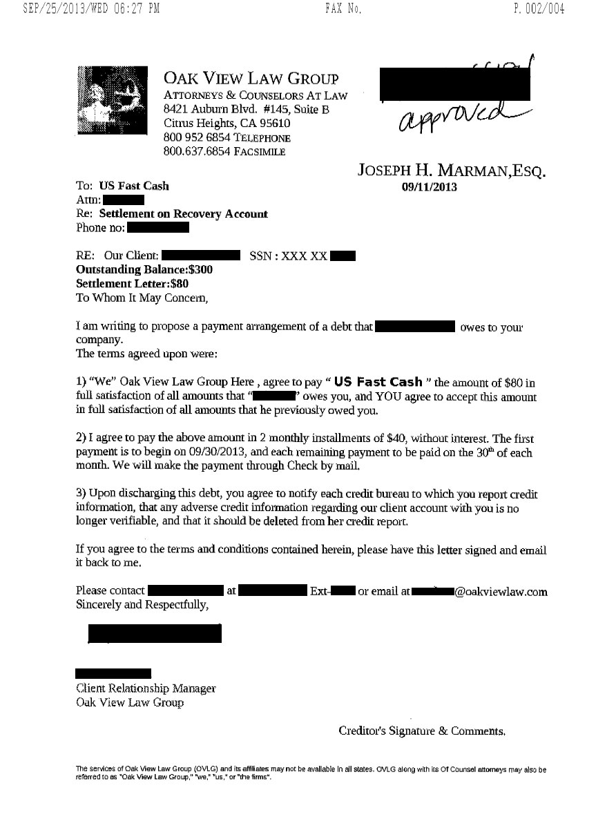 Client MS1 from CA saved $2,401
