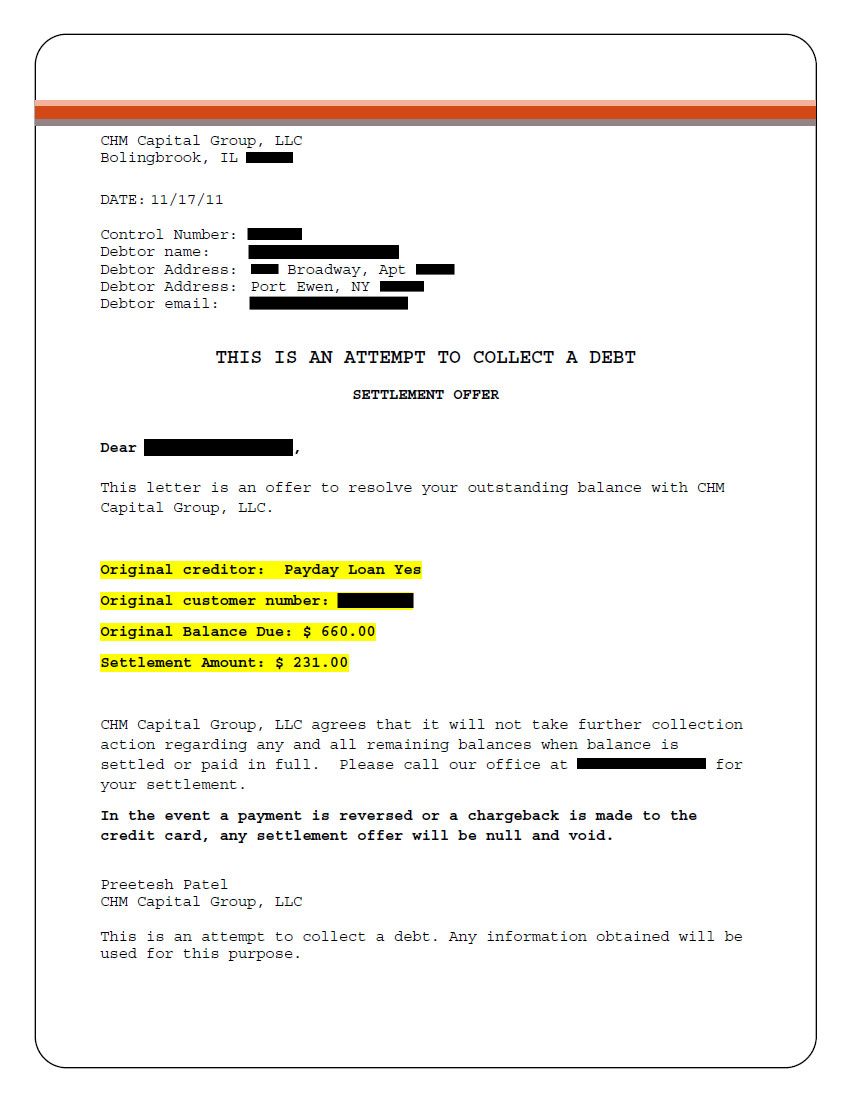 Client MT from NY saved $1,036