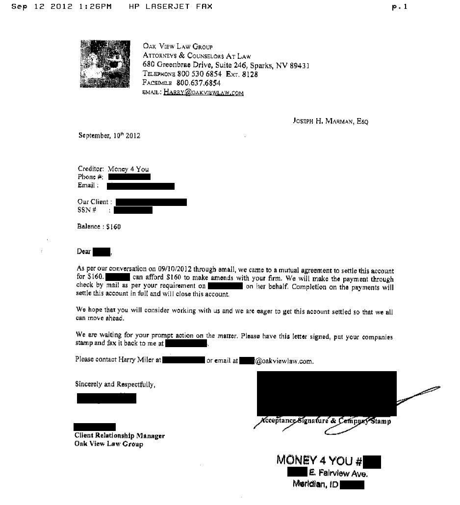 Client NJ from ID saved $546
