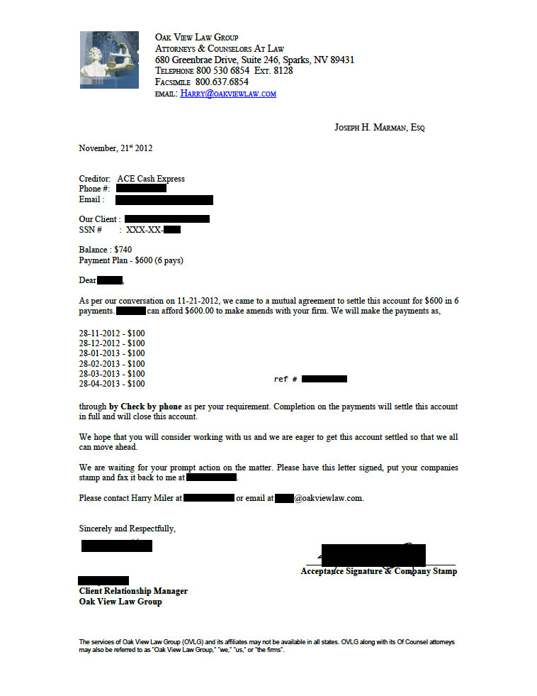 Client NJ from ID saved $546