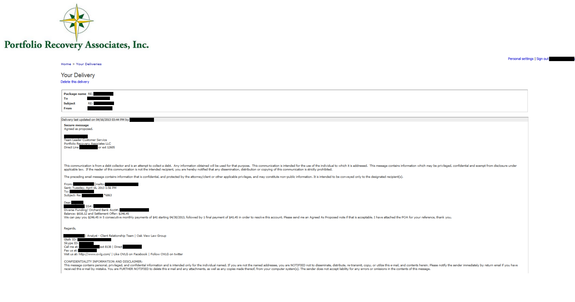 Client PB2 from VA saved $4,166