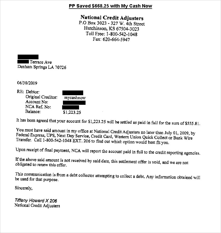 Client PP from LA saved $5,790