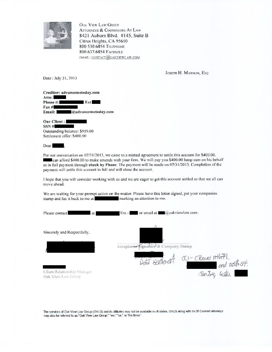 Client PR from MA saved $5,101