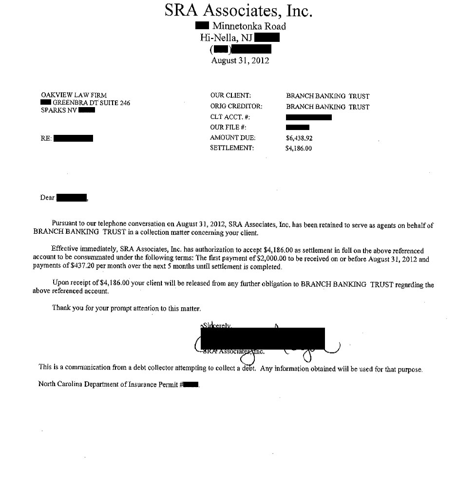 Client RB from NC saved $929