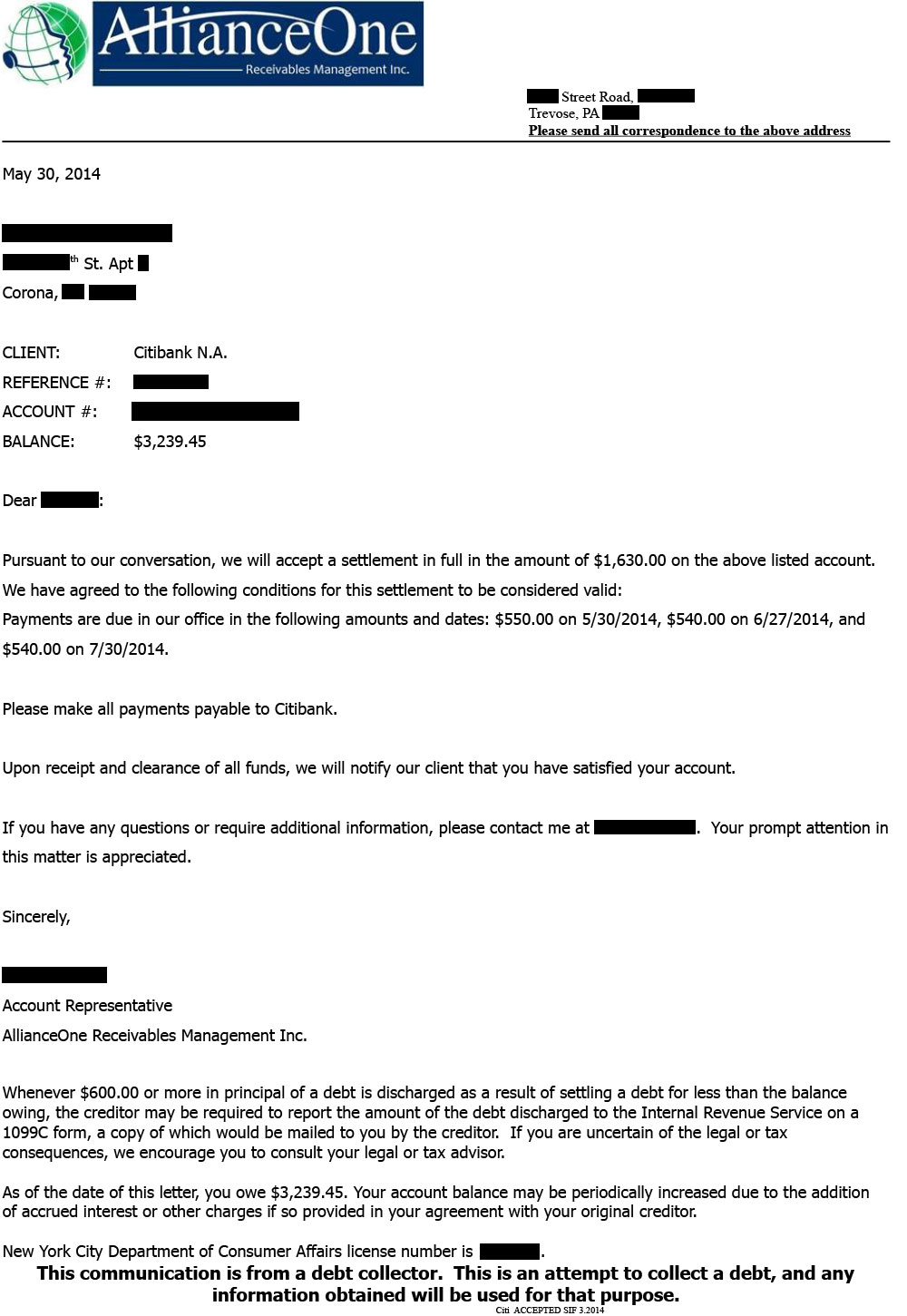 Client RB1 from NY saved $1,826
