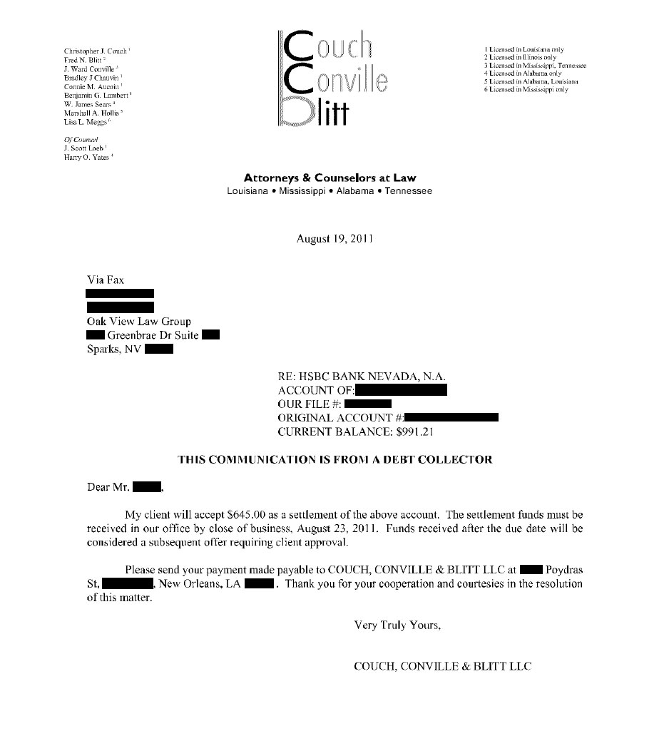 Client RD from LA saved $1,216