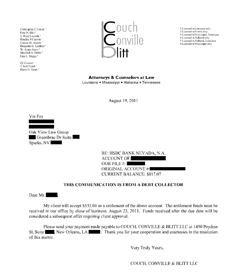 Client RD from LA saved $1,216