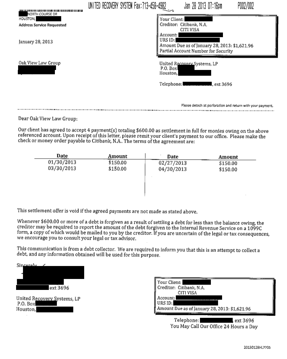 Client RP from NJ saved $5,019