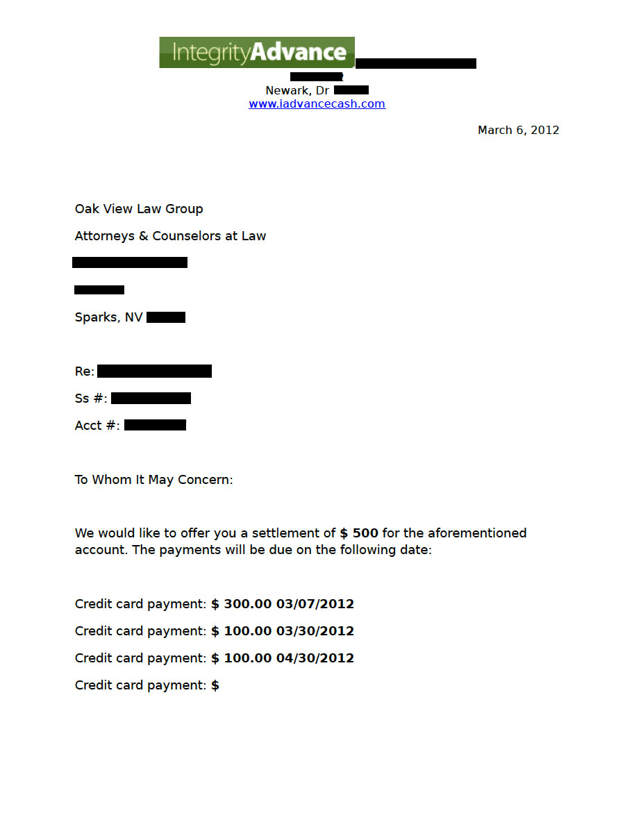 Client RS from NJ saved $1,660