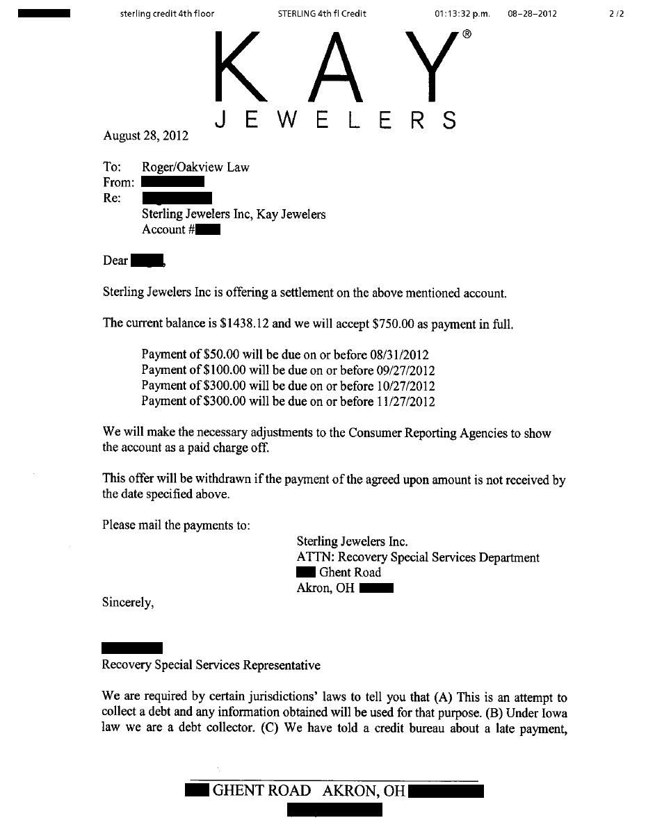Client RS1 from OH saved 9002.84 by settling Online Payday Loan