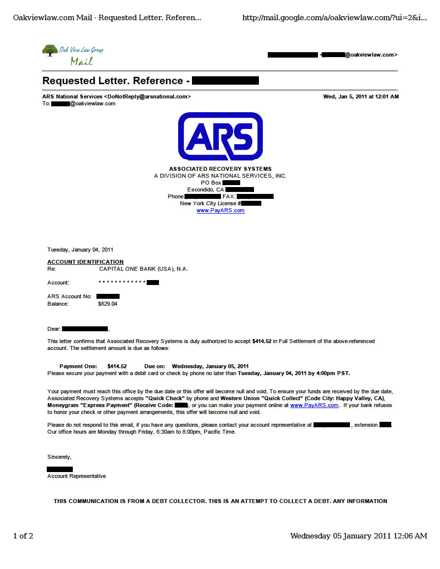 Client SA3 from OR saved $5,121