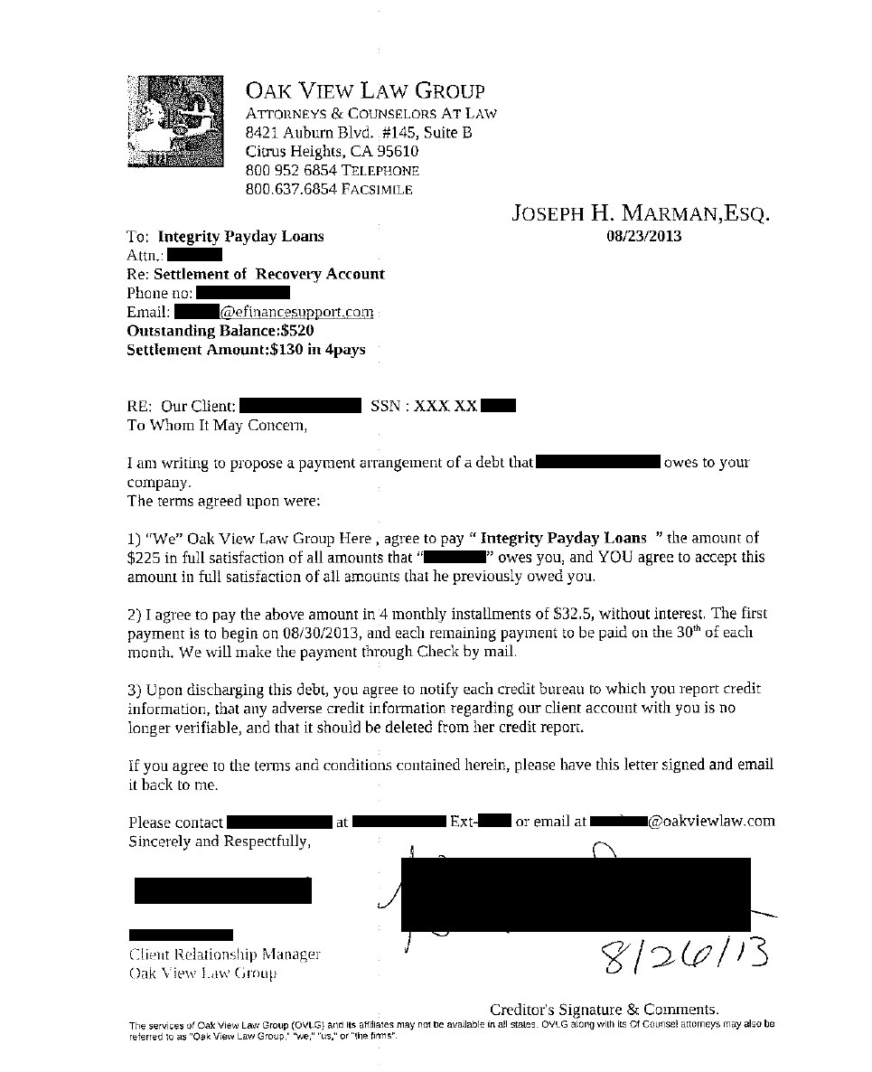 Client SF from CA saved $1,231