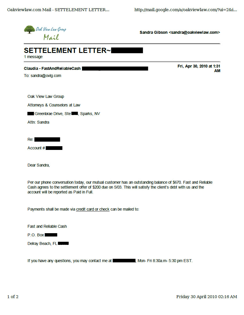 Client SH from KY saved $1,481