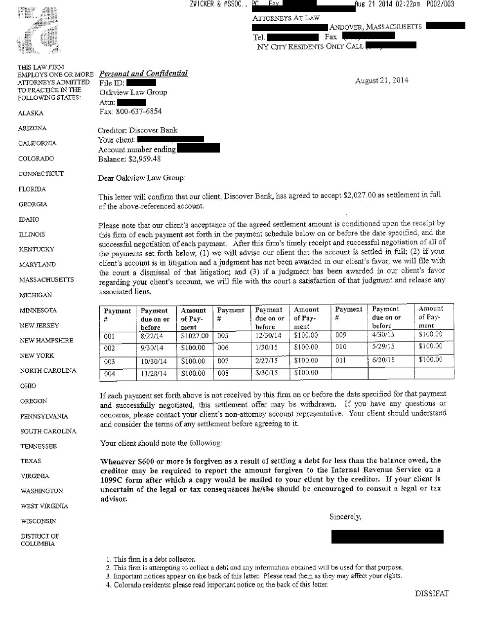 Client SM1 from GA saved $1,795